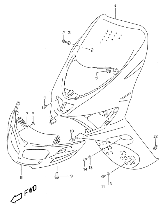 Front leg shield
