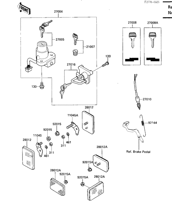 KL650 Выключатель зажигания
