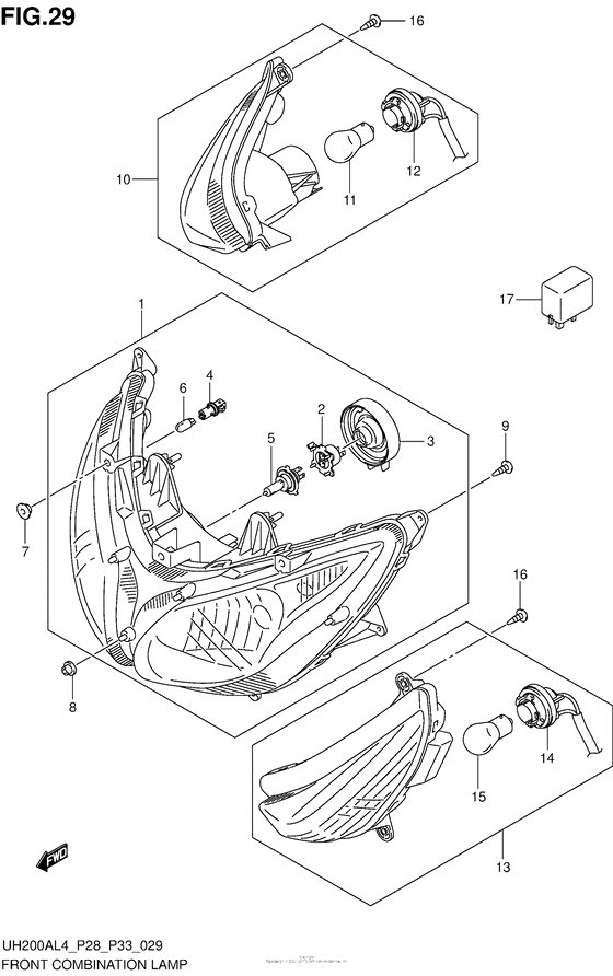 Front Combination Lamp