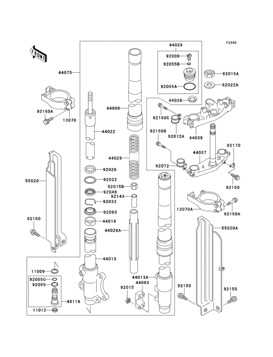 Front fork(1/2)