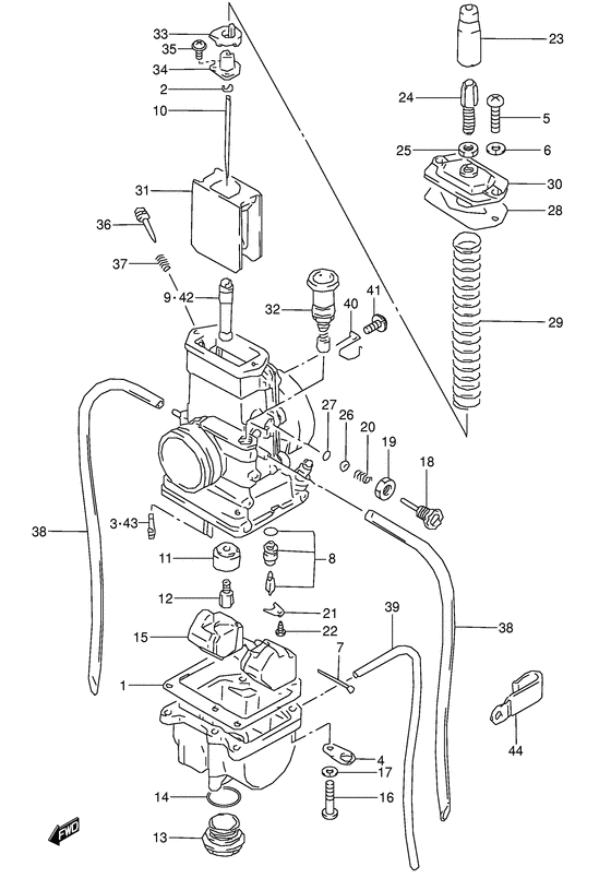 Carburetor assy