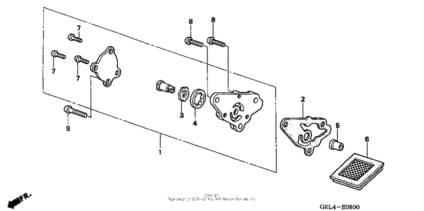 XR50R Масляный насос