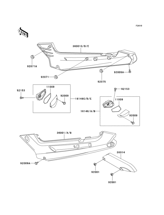 Side covers/chain cover(1/2)
