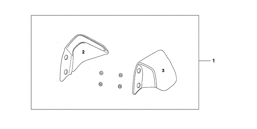 CBF1000 Knuckle visor