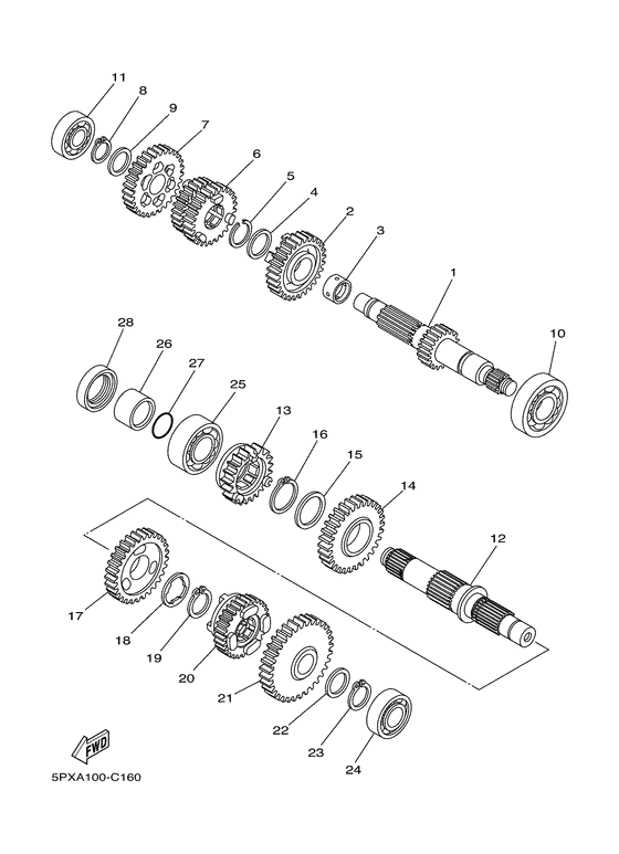 XV17PCS Трансмиссия