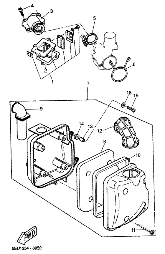 YH50 Впускная система