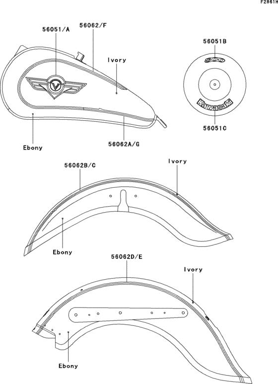VN800 Decals(ebony / ivoly)(vn800-b4)