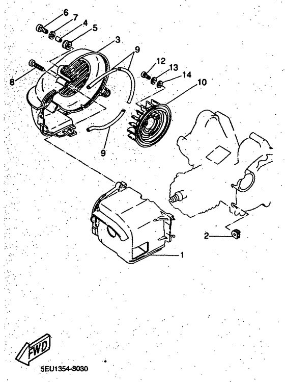 YH50 Air shroud. fan