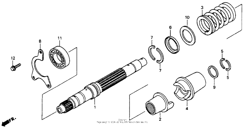 ST1100 Основной вал