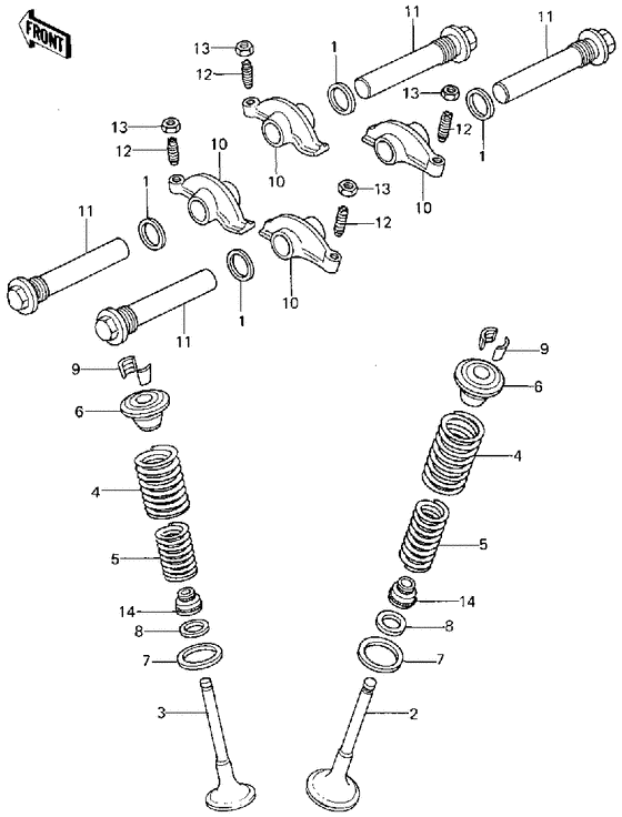 Rocker arms/valves