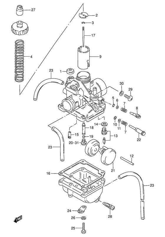 Carburetor assy