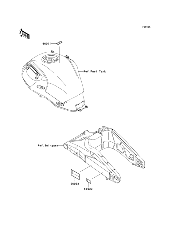KLE650 Labels(ddf / def)