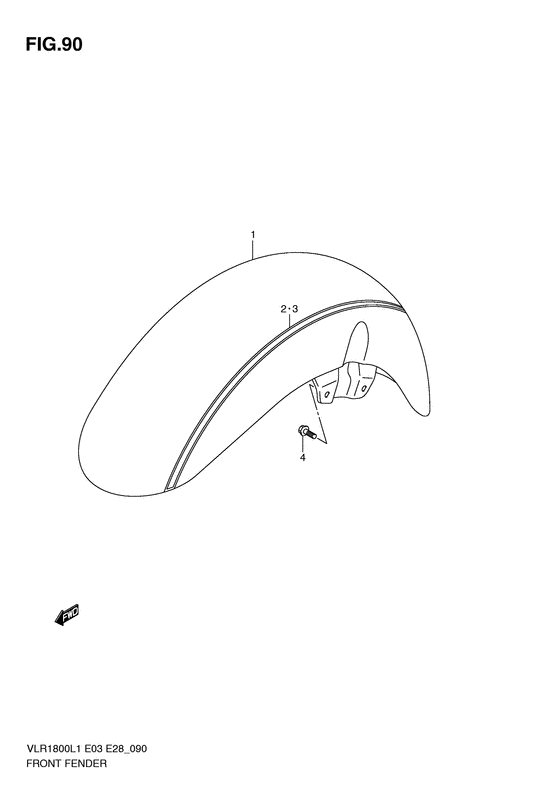VLR1800 Переднее крыло