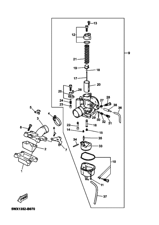 Carburetor assy