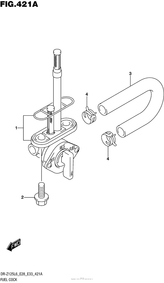  Топливный кран
