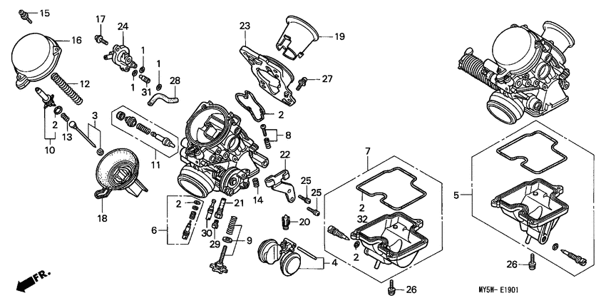 Carburetor assy