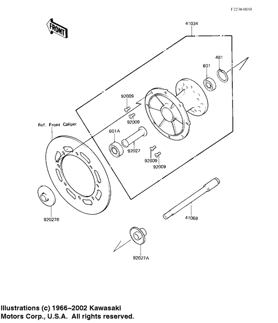 KX125 Передняя втулка