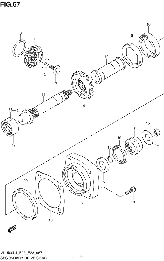 Secondary Drive Gear