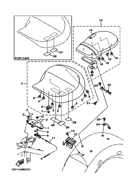 XV1900A Пружина