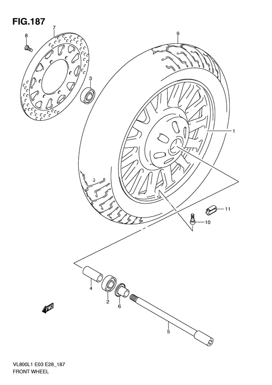 VL800 Transom + tube