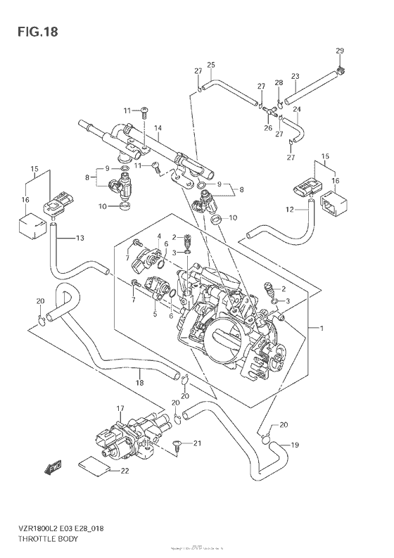 Throttle Body (Vzr1800Z L2 E33)