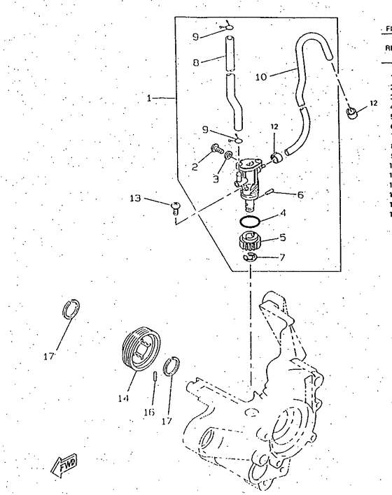 CW50RS Масляный насос