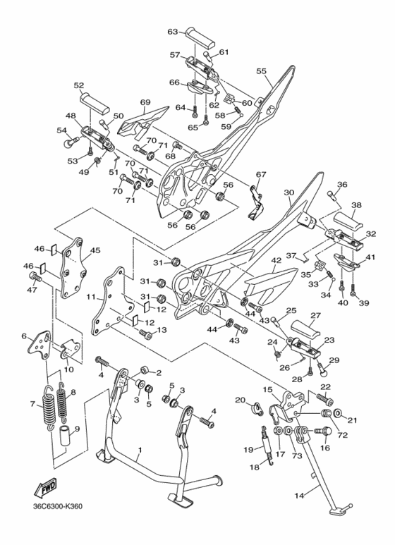 Stand & footrest