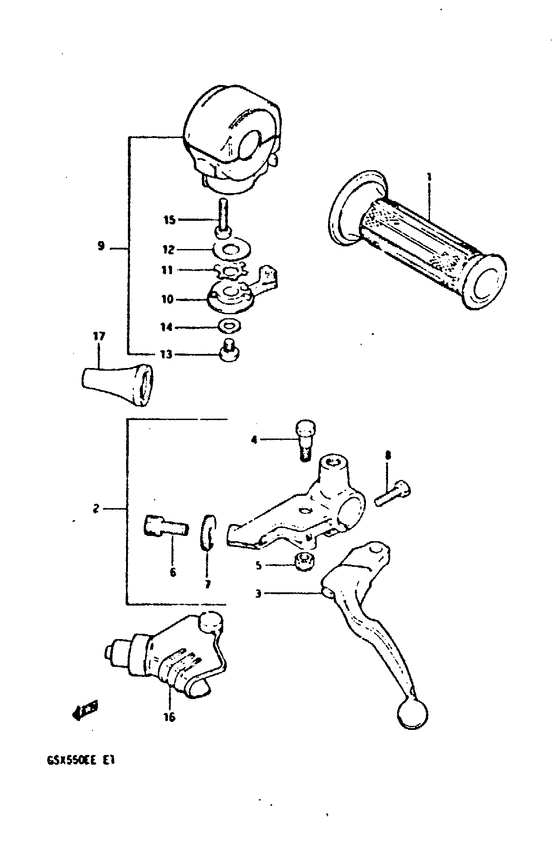 Left handle switch