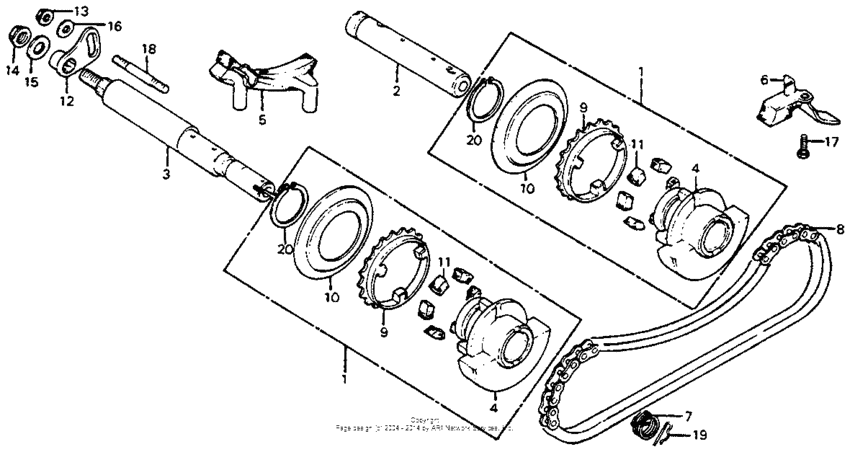 CB400 Валансирный вал