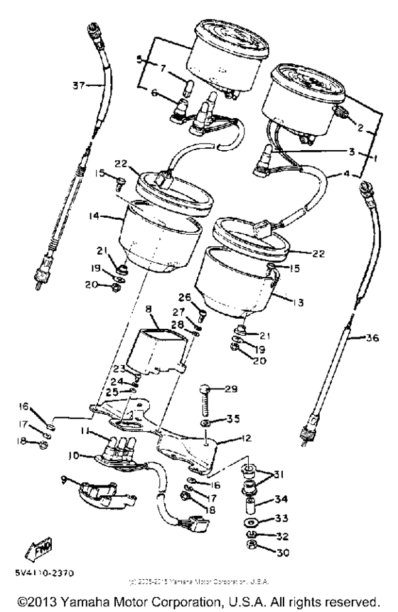 Speedometer-tachometer