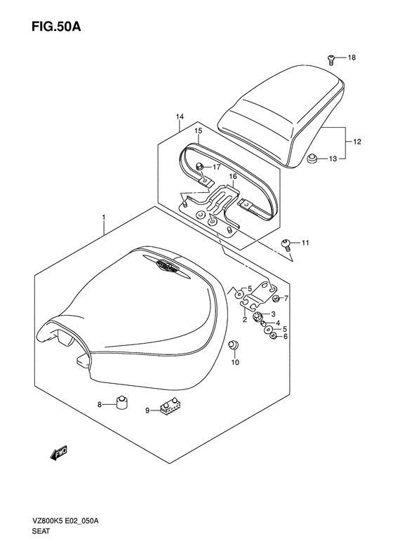 VZ800 Пружина