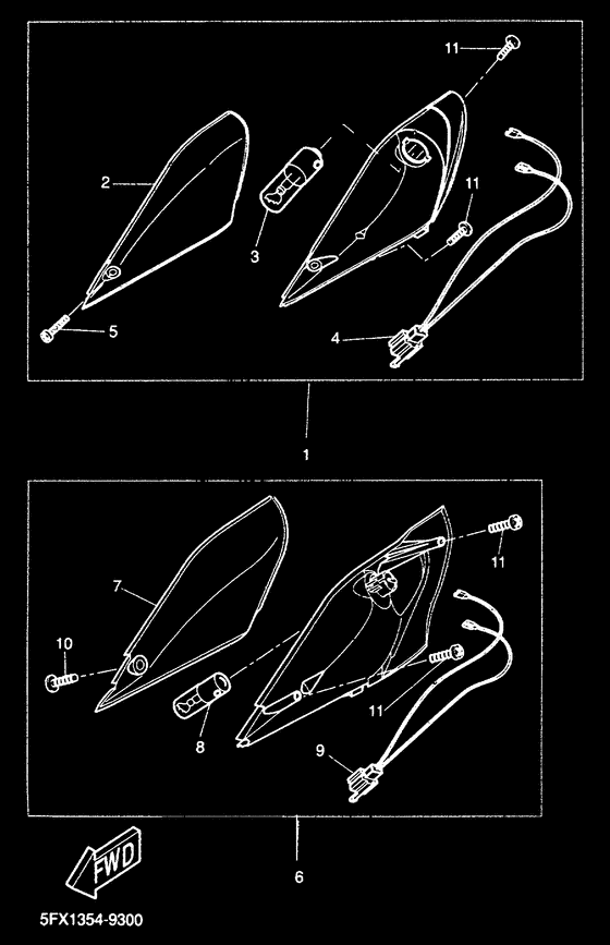 CW50RS Поворотники