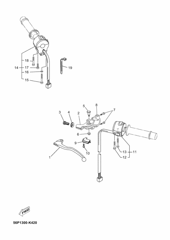 Handle switch & lever