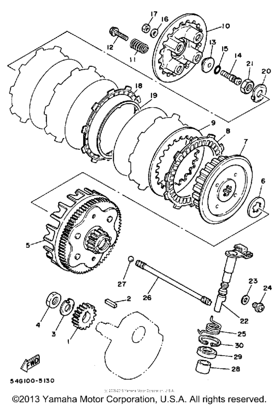 BW200S Сцепление
