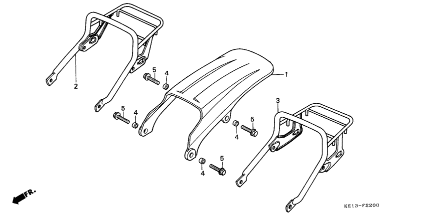 MTX200 Заднее крыло