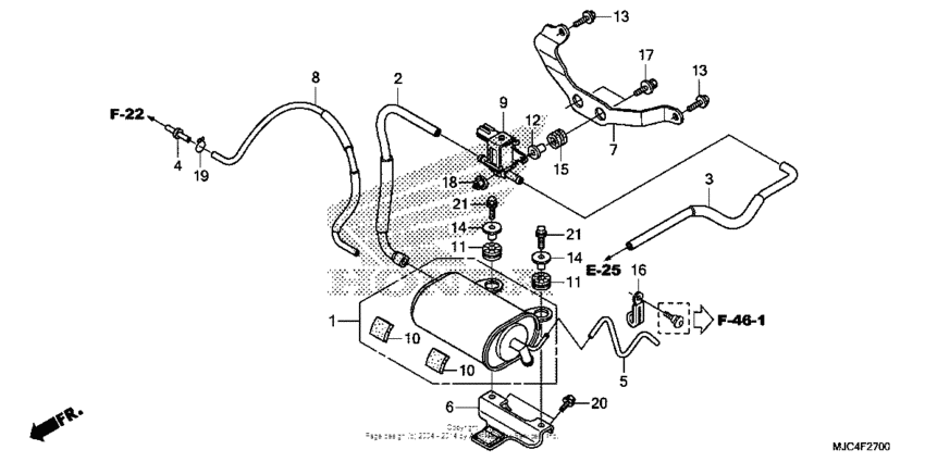 Evap canister (cbr600rr)