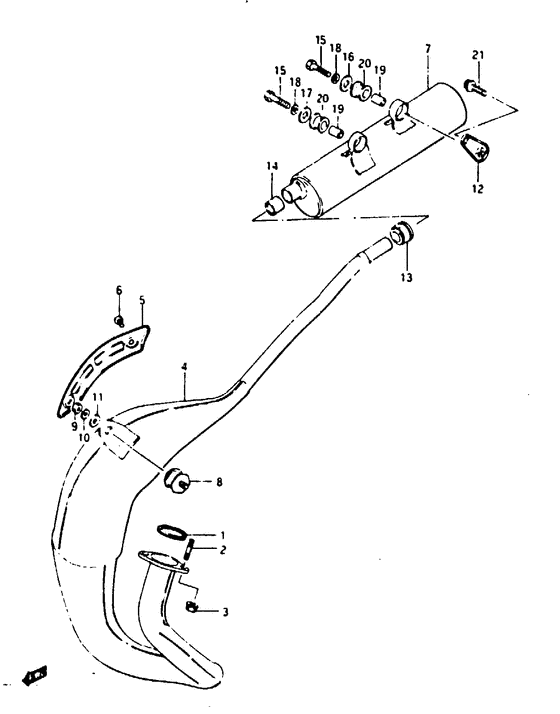 Muffler comp