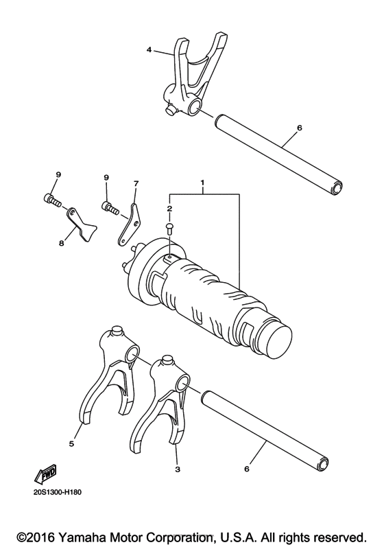 FZ6RHCS Копирный вал