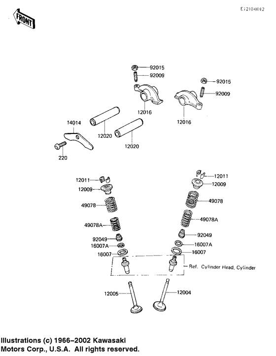 Rocker arms/valves