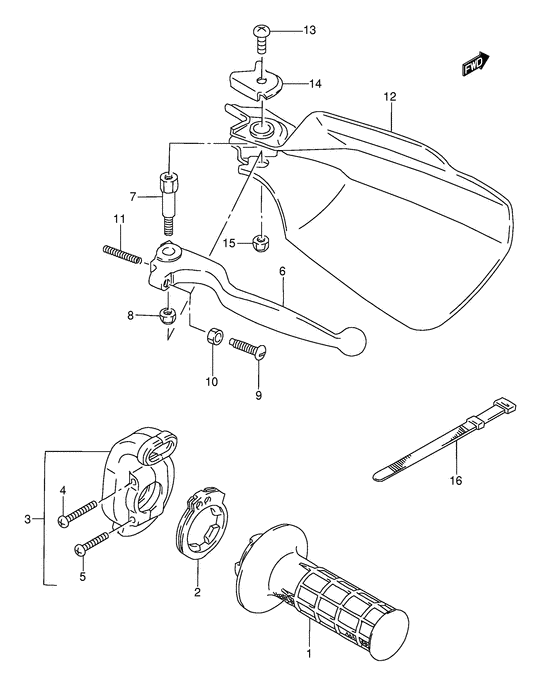 Right knuckle cover