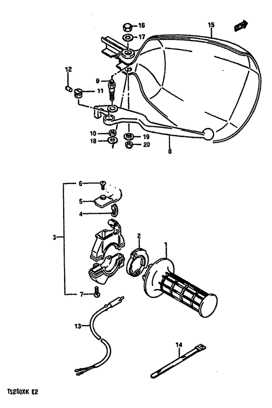 Right handle switch