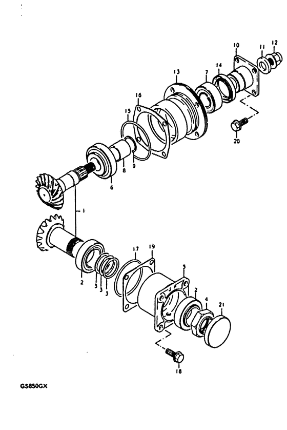 Secondary drive gear