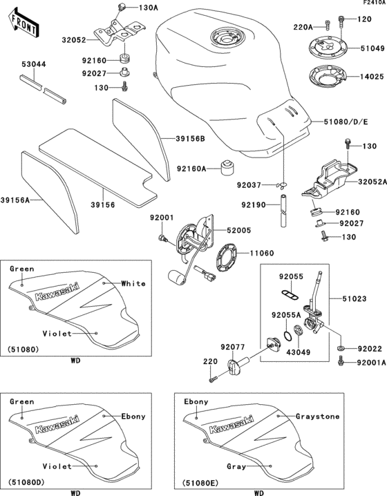Fuel tank(zx900-b2)