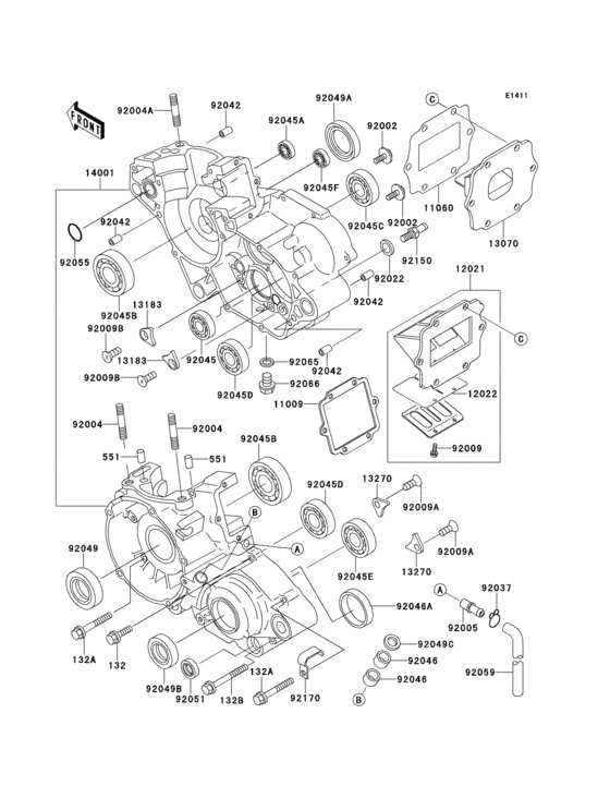 Crankcase(1/2)