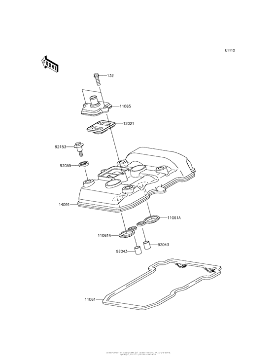  Крышка головки цилиндров