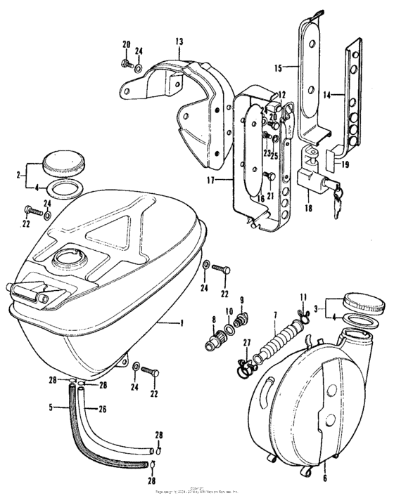 Fuel tank + sub tank