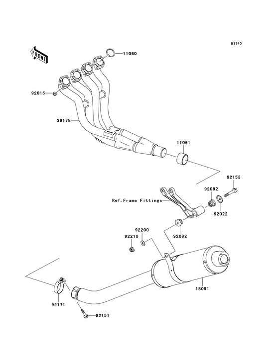 Muffler comp