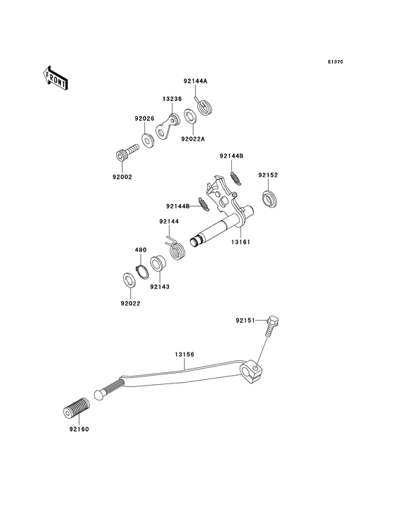 EJ650 Переключатель передач