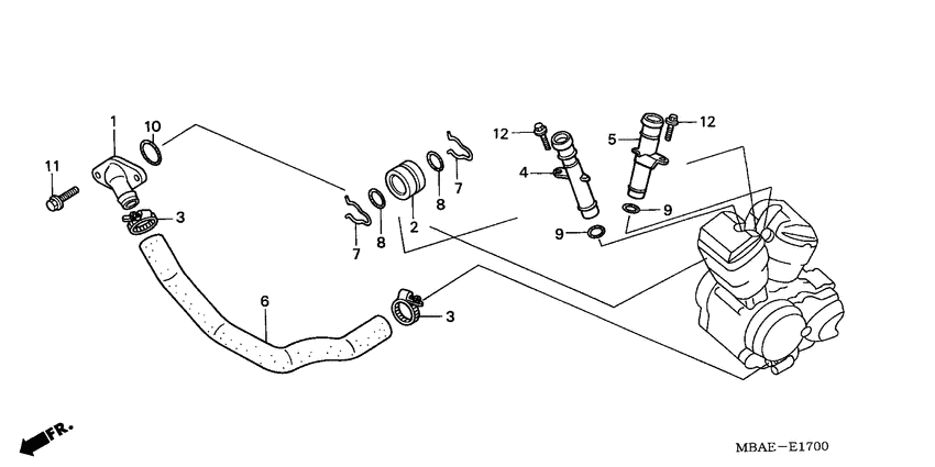 VT750C2 Труба водная