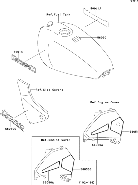 Decals(zr550-b3/b4/b5/b6)